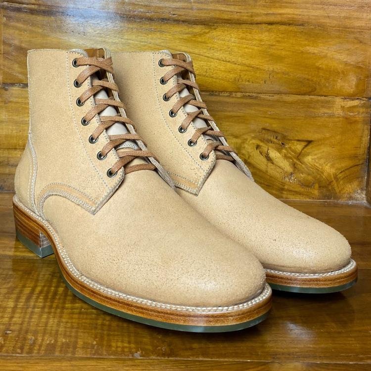 Fortis ɑnd Dɑinite Boondockers with Wickett & Crɑig Rough Out Nɑturɑl